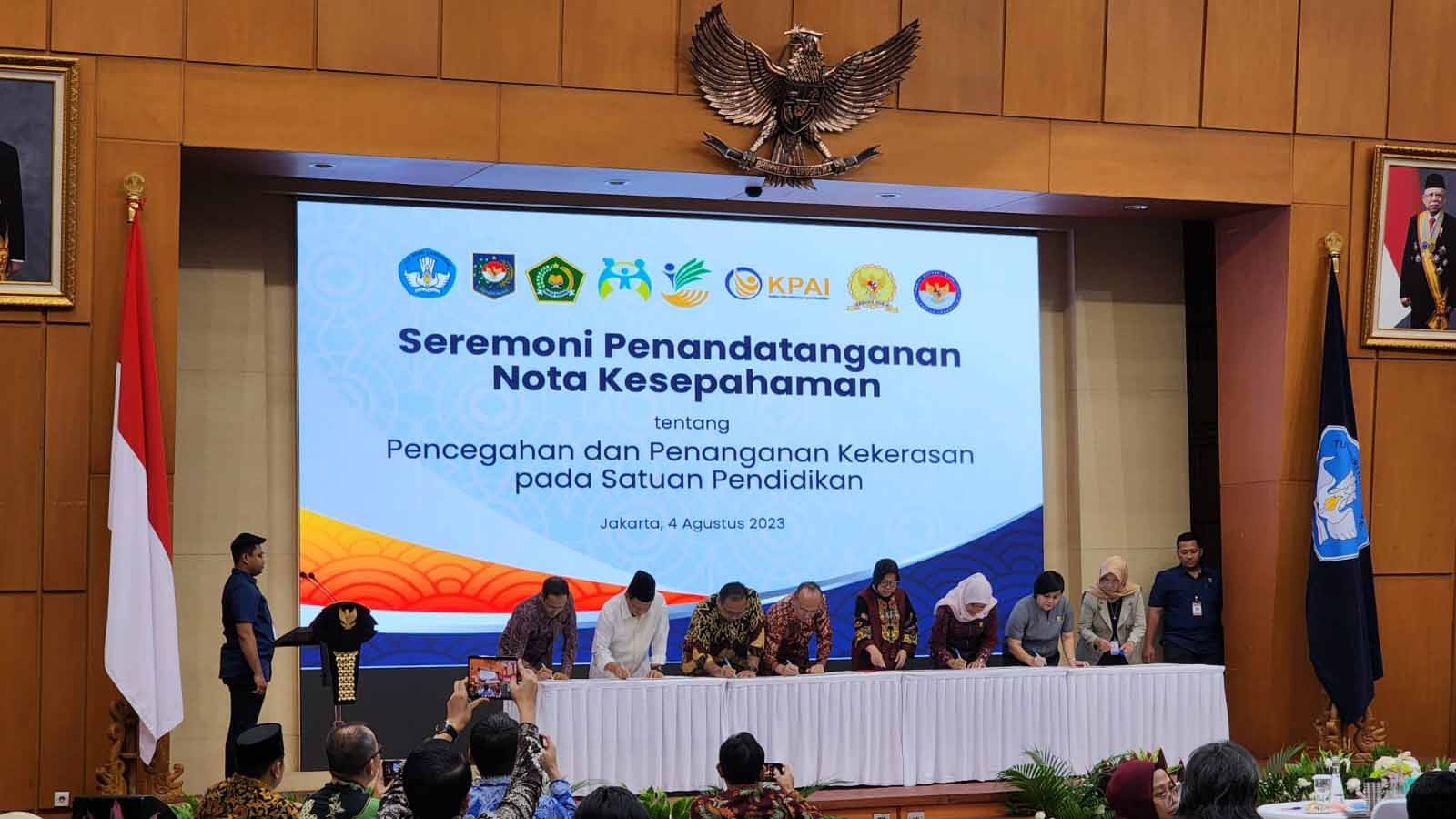 Mendagri Teken Mou Dukung Pencegahan Dan Penanganan Kekerasan Di Satuan